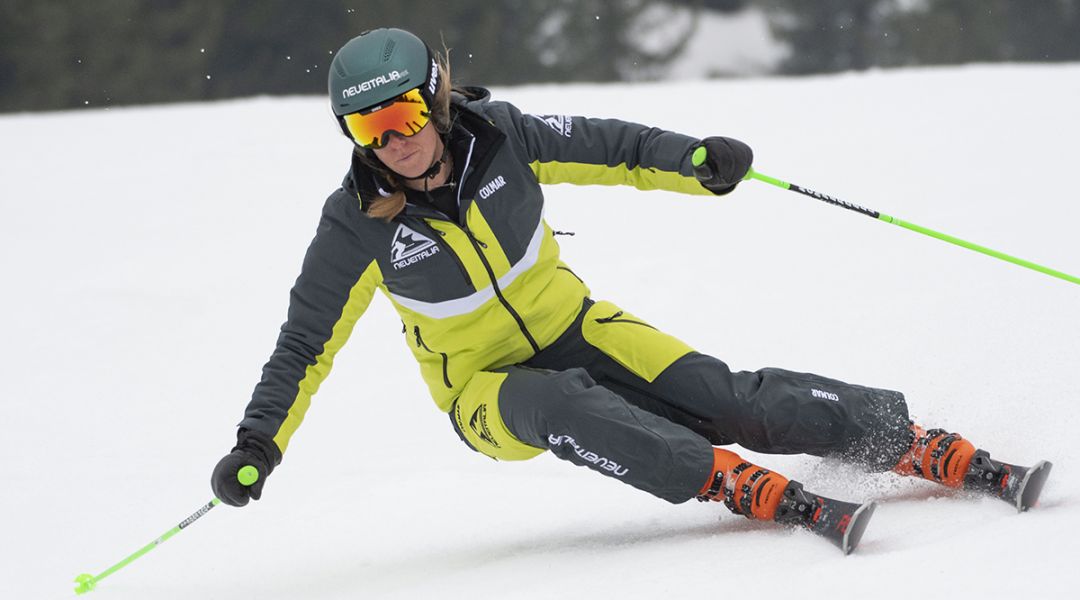 Valeria Poncet al test di Fischer RC ONE 72 (2023)