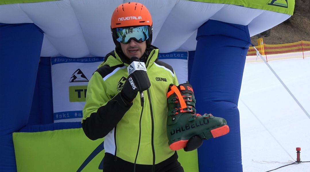 Riccardo Giacomel al test di Dalbello Drs 130 (2026)