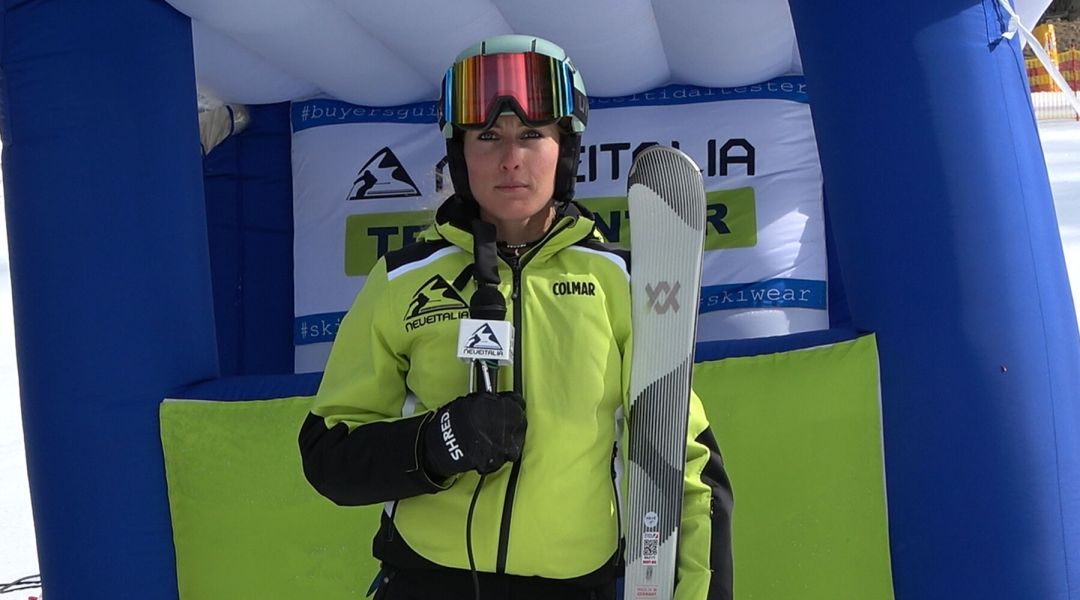 Giulia Antonucci al test di Volkl Shine SC  (2026)