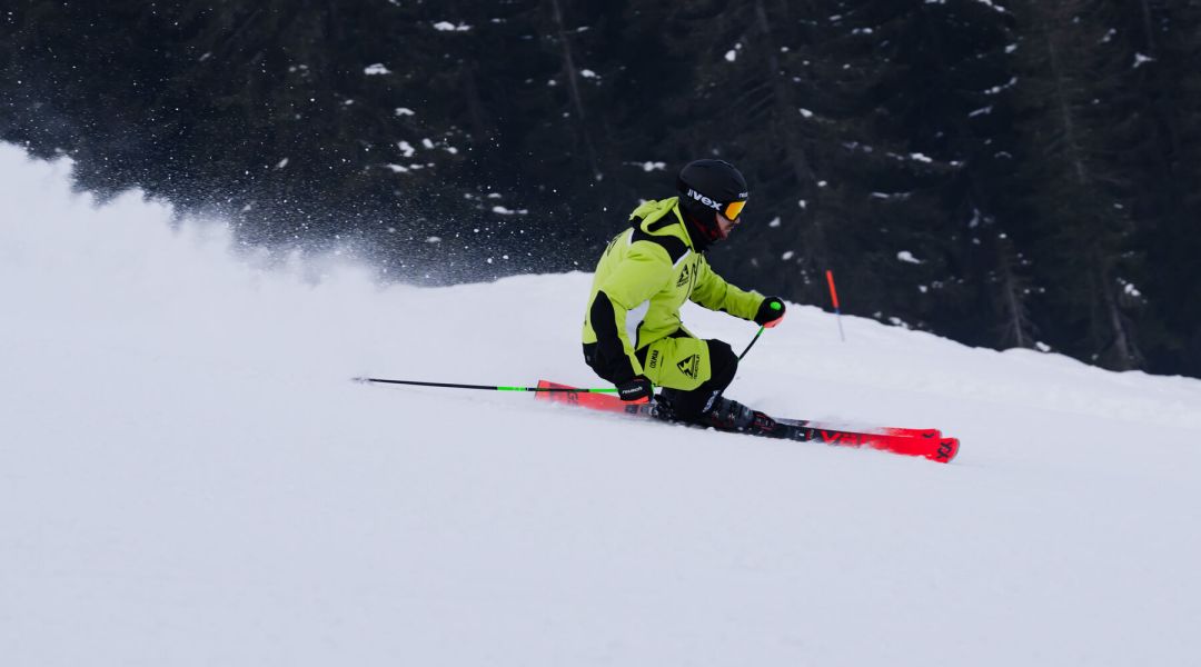 Alberto Magri al test di Volkl Racetiger GS (2026)