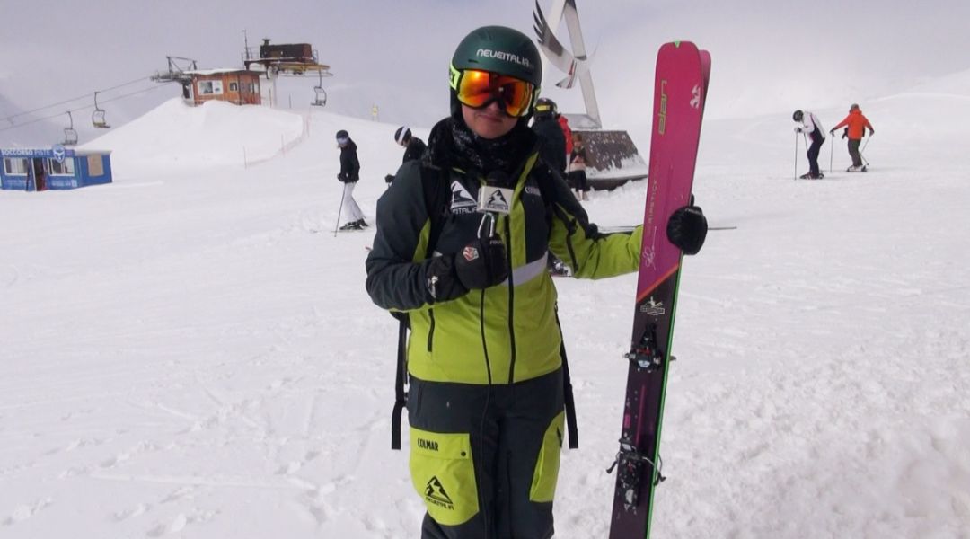 Charlotte Tomba al test di Elan Ripstick Tour 104 (2023)