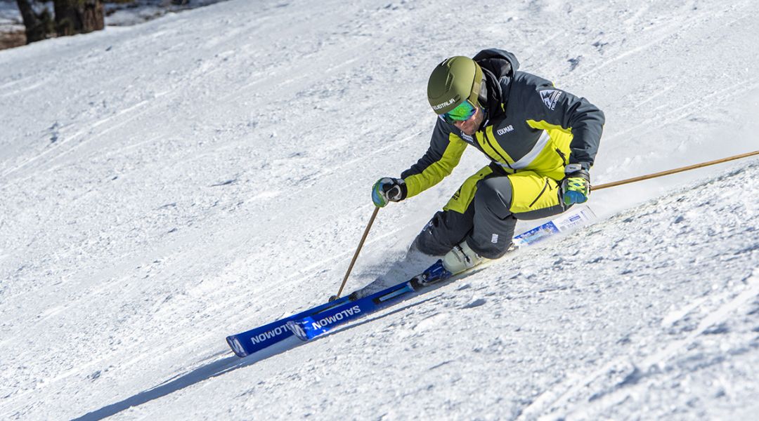 Gianluca Branciaroli al test di Salomon S/Race Prime GS  (2023)