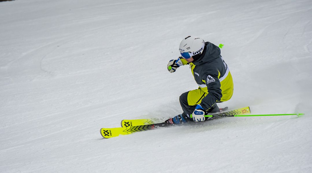 Pier Ducoli al test di Volkl Racetiger SL (2023)