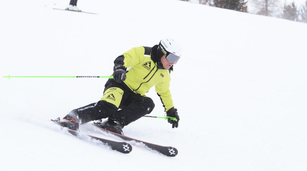 Fabio Della Vedova al test di Volkl Racetiger RC (2024)