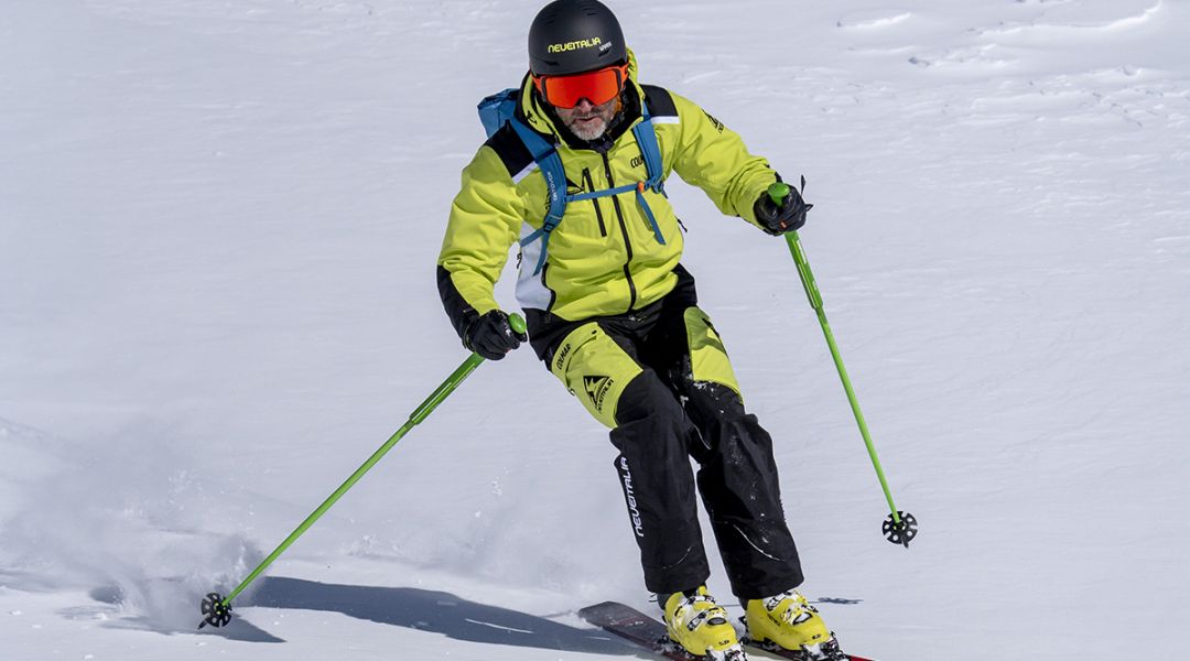 Davide Mazzucchelli al test di Volkl Rise Beyonde 96 (2024)