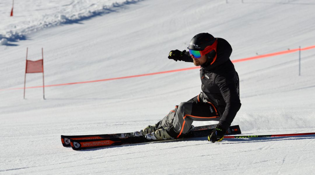 Rolando Bertolina al test di Dynastar Speed WC Master (2018)