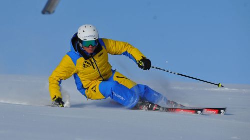 Stefano Belingheri al test di Nordica Dobermann GSR RB FDT (2020)
