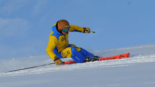 Andrea Odinotte al test di Blizzard Firebird WRC WC Piston (2020)