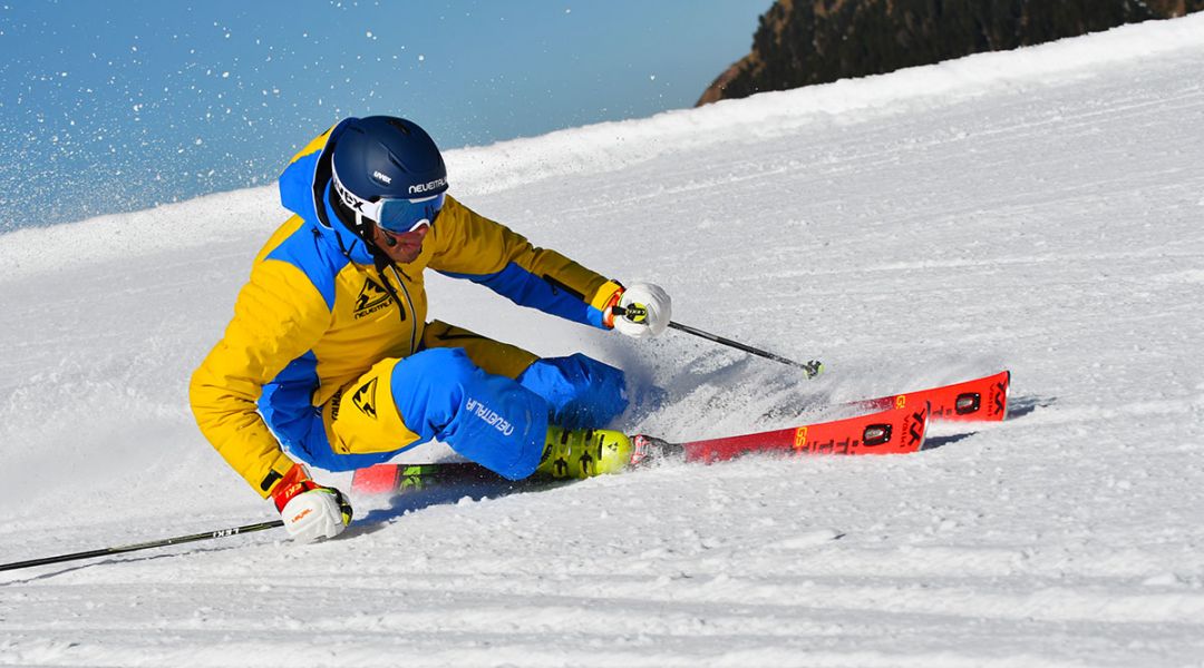 Alex Favaro al test di Volkl Racetiger GS (2020)