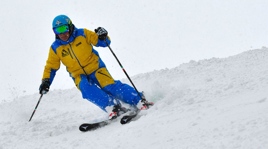 Rolando Bertolina al test di Atomic Redster X9 RS (2020)