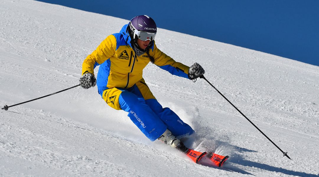 Elena Re al test di Blizzard Firebird SRC WC Piston (2020)