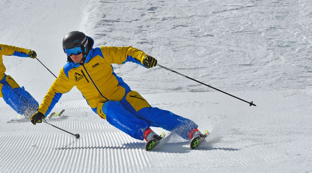 Giovanni Manfrini al test di Volkl Racetiger SL (2020)