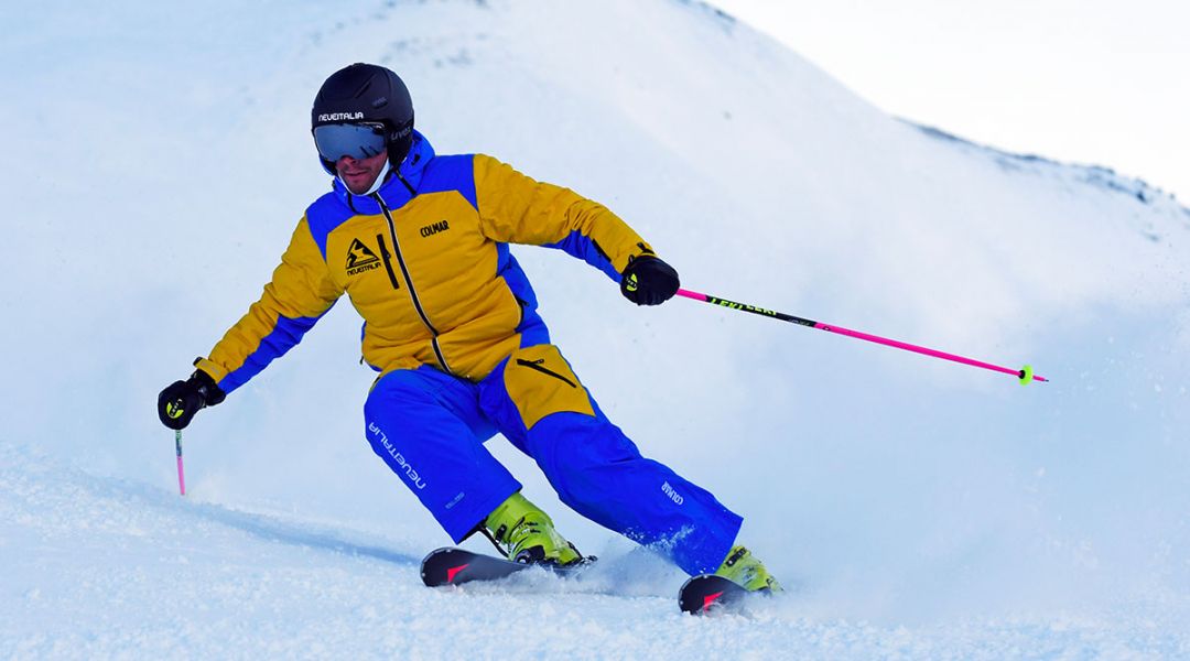 Luca Matteo Rosso al test di Dynastar Speedzone 4x4 82 Blue (2020)